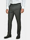 Getlin212 Trousers Suit Elastic in Slim Fit Gray