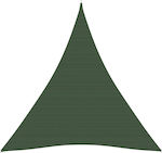 vidaXL Triunghiular Umbrela Sail Verde 4x5x5m 160gr/m²