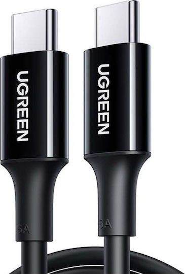 Ugreen US300 USB 2.0 Cable USB-C Male - USB-C 100W Black 2m 80372