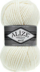 Alize Superlana Maxi Μεικτό 1 Cream 100m 100gr