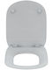 Ideal Standard Soft Close Toilet Slim Seat White Tesi II 42cm