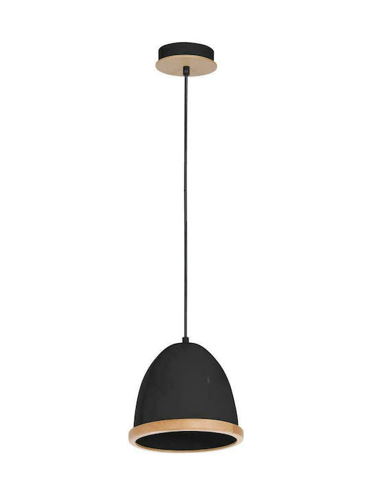 Studio Hängende Deckenleuchte Einfaches Licht Glocke für Fassung E27 Schwarz