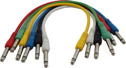 Bridgecable TAC001 6,3mm Stecker - 6,3mm Stecker 0,3m 6τμχ