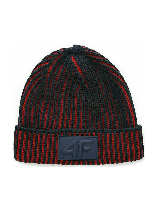 4F Kids Beanie Knitted Burgundy