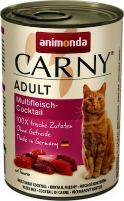 Animonda Carny Adult Nasses Katzenfutter für Katze in Dose mit Kalb 400gr 83718/83503