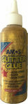 Amos Gold Glitter Glue 120ml