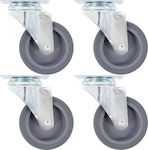 vidaXL Wheel Wheels Swivel 8pcs 50mm