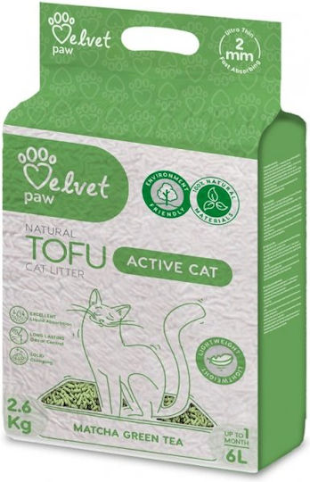 Aigan Natural Tofu Plant-Based Cat Litter Tofu with Scent Green Tea 6lt