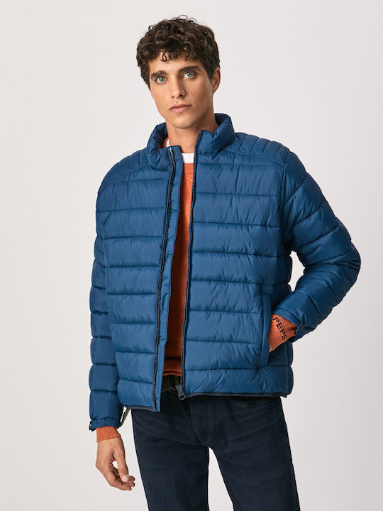 Pepe Jeans Heinrich Winter Jacket Puffer Blue