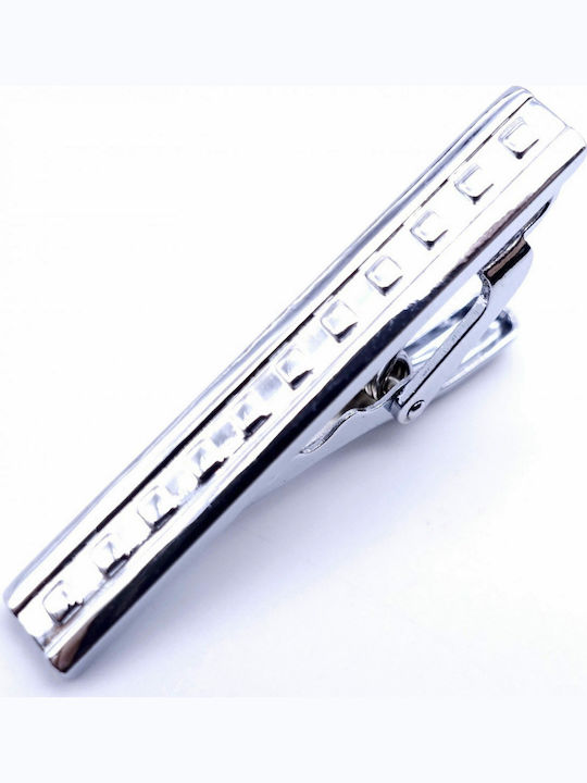 Legend Accessories Clip Γραβάτας Ασημί
