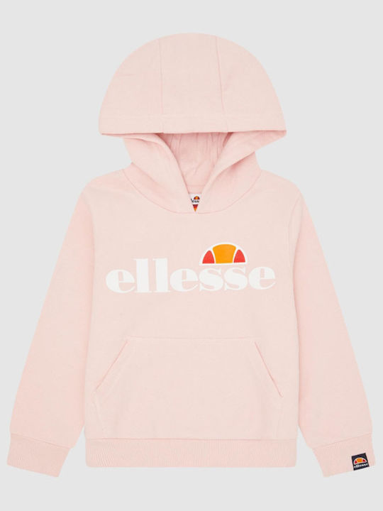 Kinder-Sweatshirt mit Kapuze und Taschen Rosa Isobel