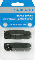 Shimano M70CT4 Y8W798010 V-Brake Bicycle Brake Pads 2 Pairs