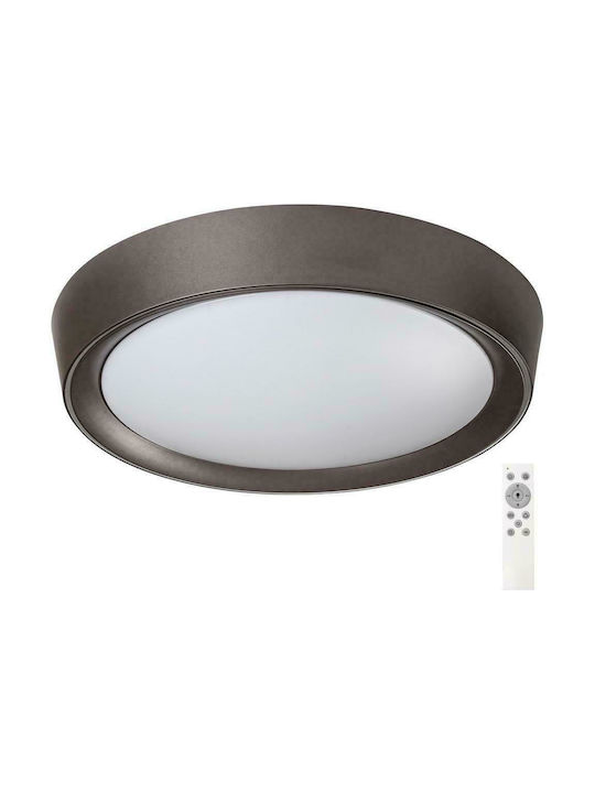 Rabalux Mokka Modern Metallic Ceiling Mount Light with Integrated LED in Brown color 41pcs