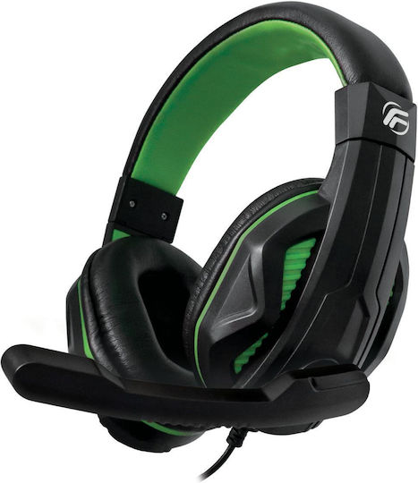 Fenner Soundgame Over Ear Gaming Headset cu conexiune 3,5mm Verde