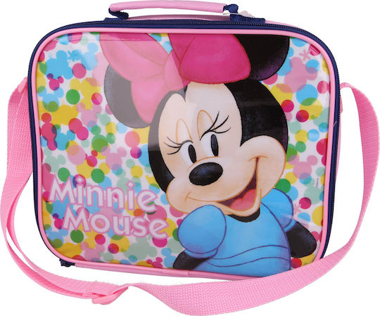 Disney Minnie Feel Good Σχολικό Ισοθερμικό Τσαντάκι Φαγητού Ώμου Ροζ Minnie