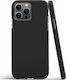 Mercury Soft Feeling Back Cover Σιλικόνης Μαύρο (iPhone 13 Pro Max)