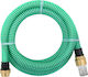 vidaXL 151038 Tubing Suction Green with Brass Connectors 3m 25mm
