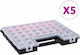 vidaXL Tool Compartment Organiser 38.5x28.3x50cm