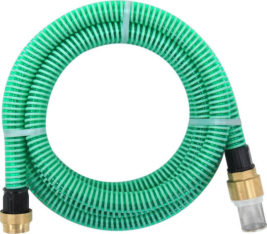 vidaXL 151046 Tubing Suction Green with Brass Connectors 10m 25mm