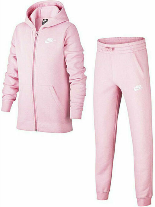 Nike Παιδικό Σετ Φόρμας Ροζ 2τμχ