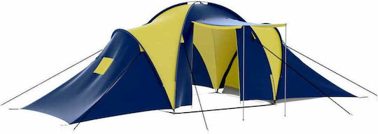 vidaXL Summer Camping Tunnel Tent for 9 People 570x385x170cm