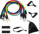 4FIZJO Gymtube Resistance Bands with Handles Set 5pcs Multicolour