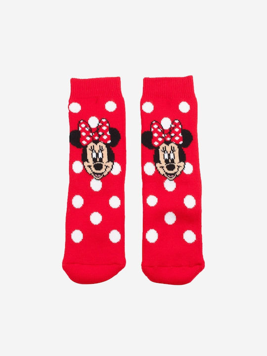 Disney Girls Knee-High Socks Red