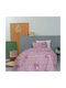 Palamaiki Cluster Set Kids Duvet Cover Single with Pillowcase Cotton Lilac 170x250cm