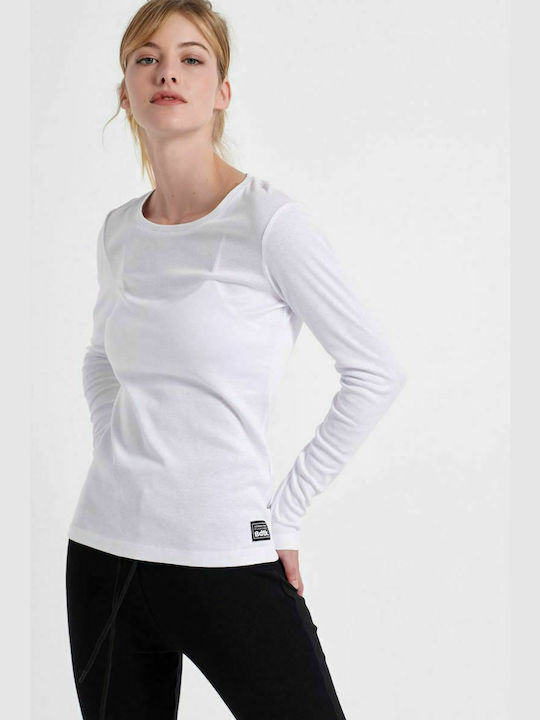 BodyTalk 1212-909126 Women's Blouse Long Sleeve White