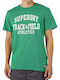 Superdry T-shirt Bărbătesc cu Mânecă Scurtă Verde