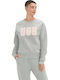 Ugg Australia Madeline Fuzzy Logo Women's Sweatshirt Gray