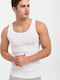 800 Men's Sleeveless Undershirt White