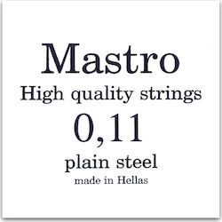 Mastro Einzeln Stahl Laouto-Saiten 11 Zoll Loop End