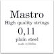 Mastro Mastro Moné Stahl Laouto-Saiten 11" Loop End