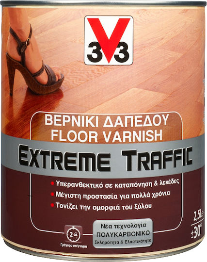 V33 Extreme Traffic Βερνίκι Επιφάνειας Νερού Άχρωμο Ματ 2.5lt