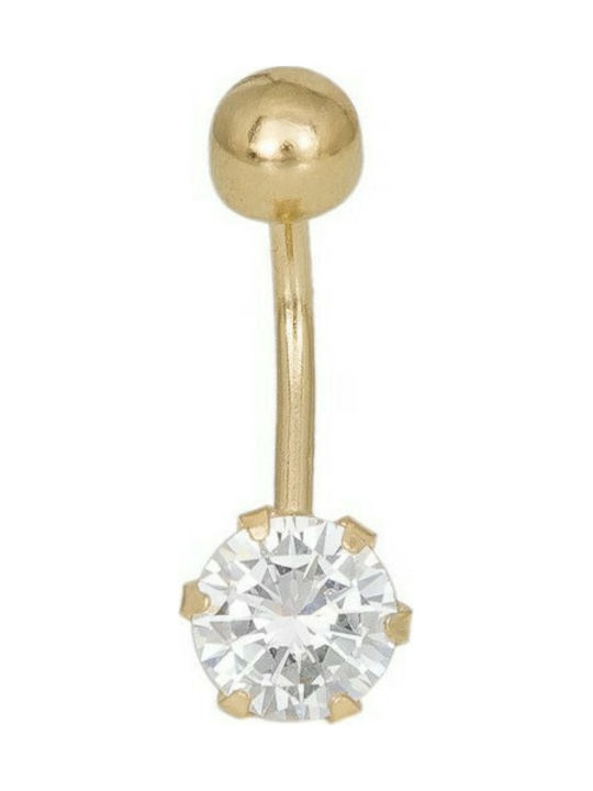 Belly Button Bar Piercing 1mm