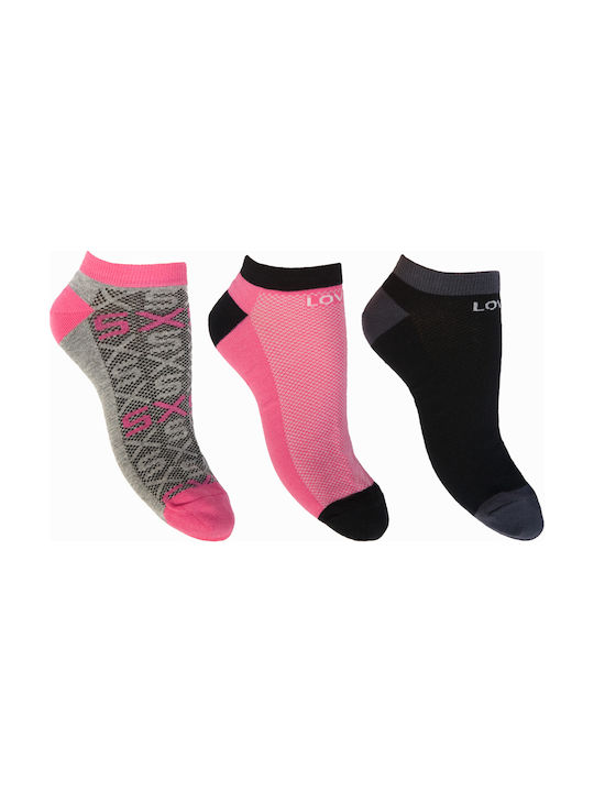 Kal-tsa Women's Socks Multicolour 3 Pack