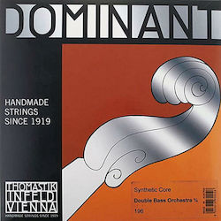 Thomastik Dominant Orchestra Double Bass Einzel Basssaiten 4 Stück Set Medium 3/4
