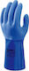 Showa Waterproof Cotton Safety Glofe PVC Blue