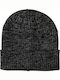 Beanie Männer Beanie mit Rippstrick in Schwarz Farbe