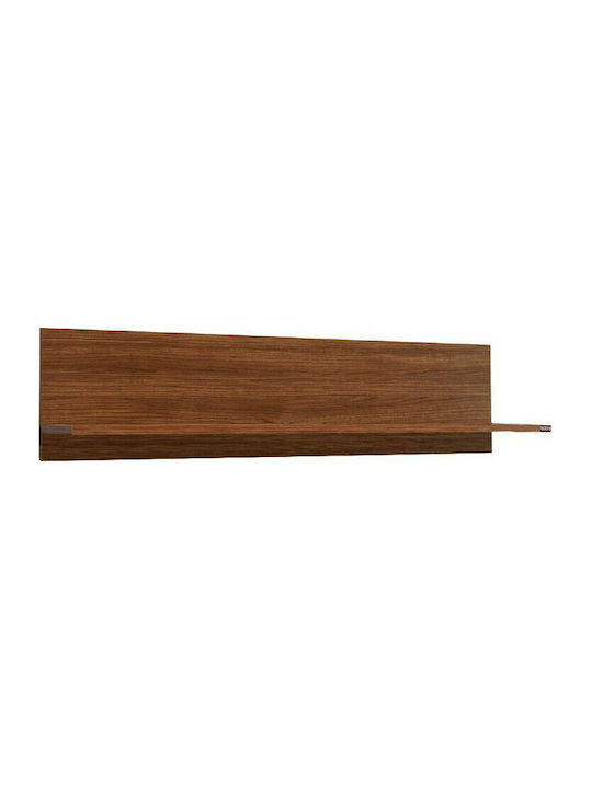 Shelf Wall Walnut 120x20x25cm