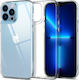 Spigen Quartz Hybrid Back Cover Σιλικόνης Crystal Clear (iPhone 13 Pro Max)