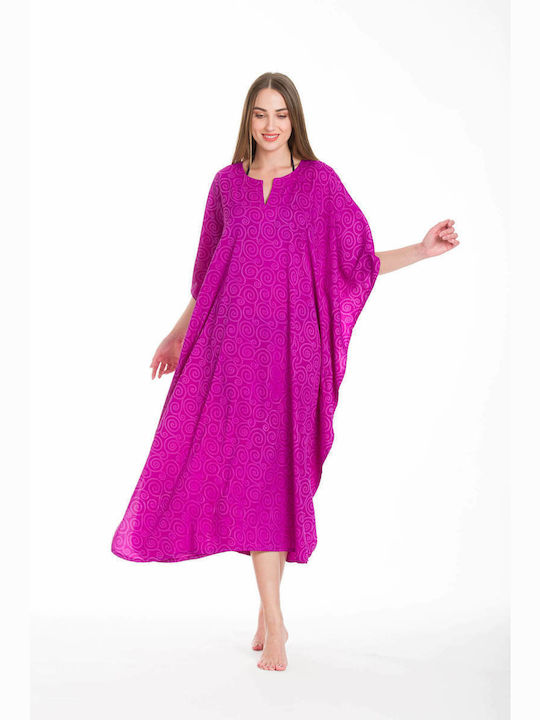 Rima Beachwear 671-22 Feminin Lung Caftan de Plajă Violet