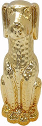 Art et Lumiere Διακοσμητικό Σκυλάκι από Κεραμικό Υλικό Χρυσό 16.5x11.5x29.5cm
