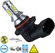 GloboStar Lampen Auto Extreme Series H10 Canbus LED 6000K Kaltes Weiß 12V 15W 1Stück