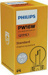 Philips Λάμπα Αυτοκινήτου Hipervision PW16W 12V 1τμχ