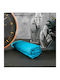 Cokitex Cearșaf Super dublu cu Elastic 175x200+25cm. Angel Aqua