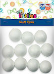 The Littlies Styrofoam Craft Ball Felt Balls 100mm