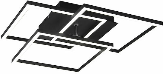 Trio Lighting Mobile Ceiling Mount Light 39cm Black with Integrated LED and Remote Control