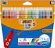 BIC Visacolor XL Μαρκαδόροι Ζωγραφικής Χονδροί Σετ 18 χρώματα